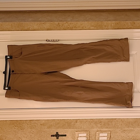 Orvis Classic Collection Fleece Lined Cargo Hiking Pants Tan Brown 38 x 32 - Picture 1 of 7
